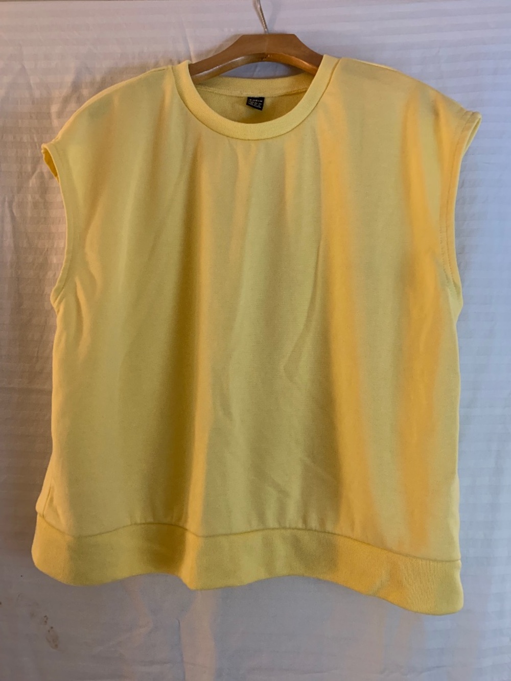 Yellow Sweater Tank Top